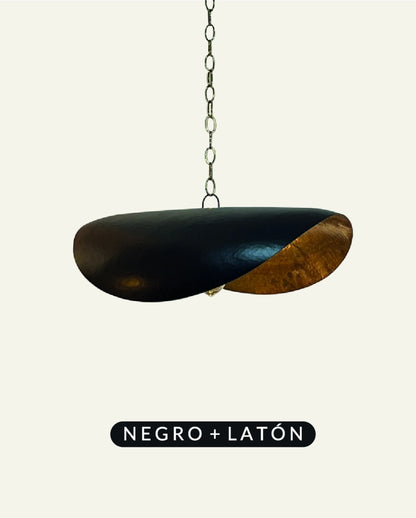 Lámpara Colgante De Latón Martillado