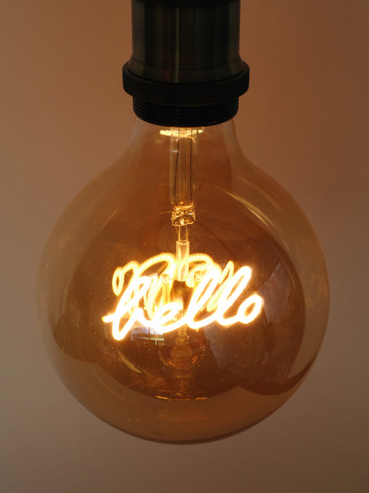 Foco LED Vintage Hello