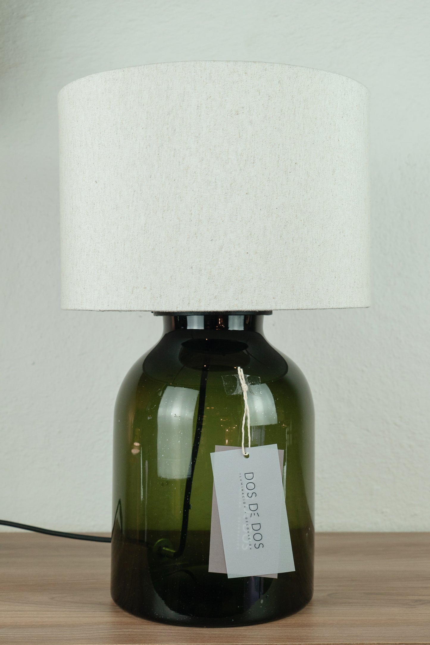 Lámpara Verde Botella